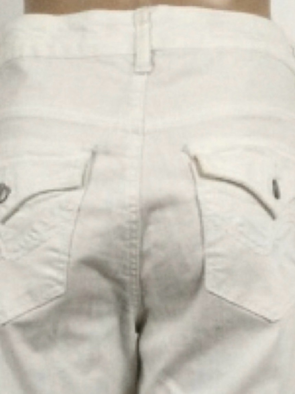 👛 (ANY 2/$30) NINE WEST Coupe West End White Boot Cut Jeans